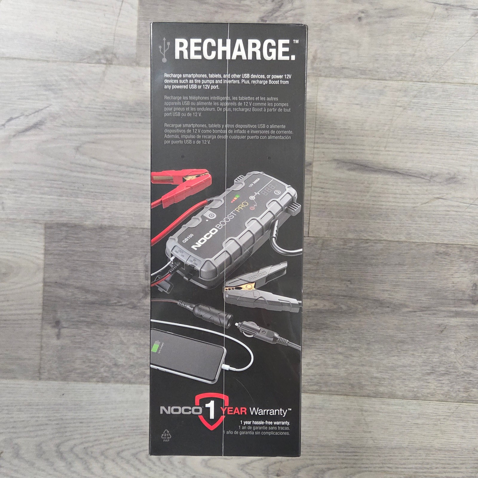 NOCO Boost Pro GB150 3000A 12V UltraSafe Portable Lithium Battery Jump Starter