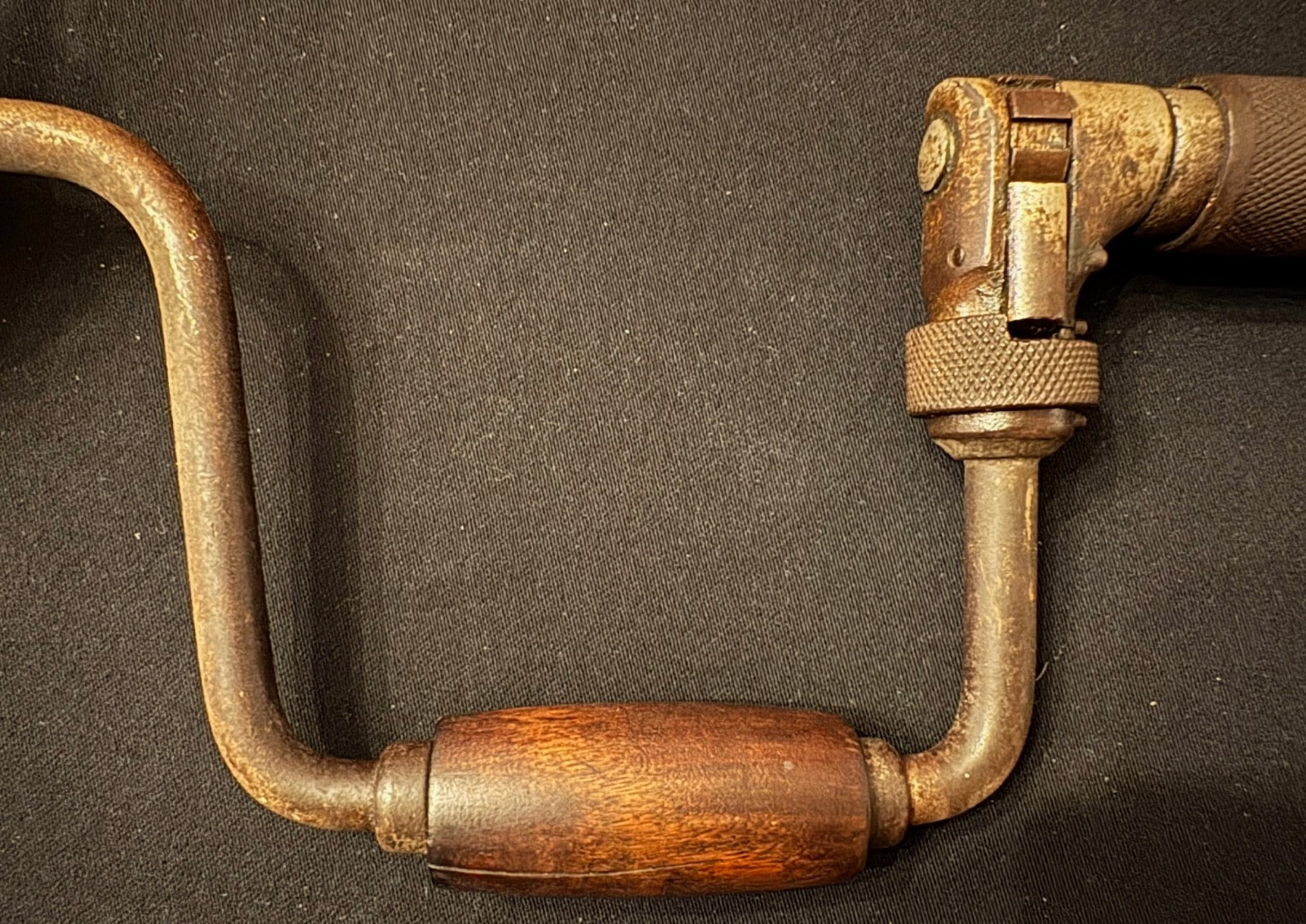 Antique Hand Tools-Hacksaw/Brace Drill/Eggbeater Drill/Spiral Rachet Screwdriver