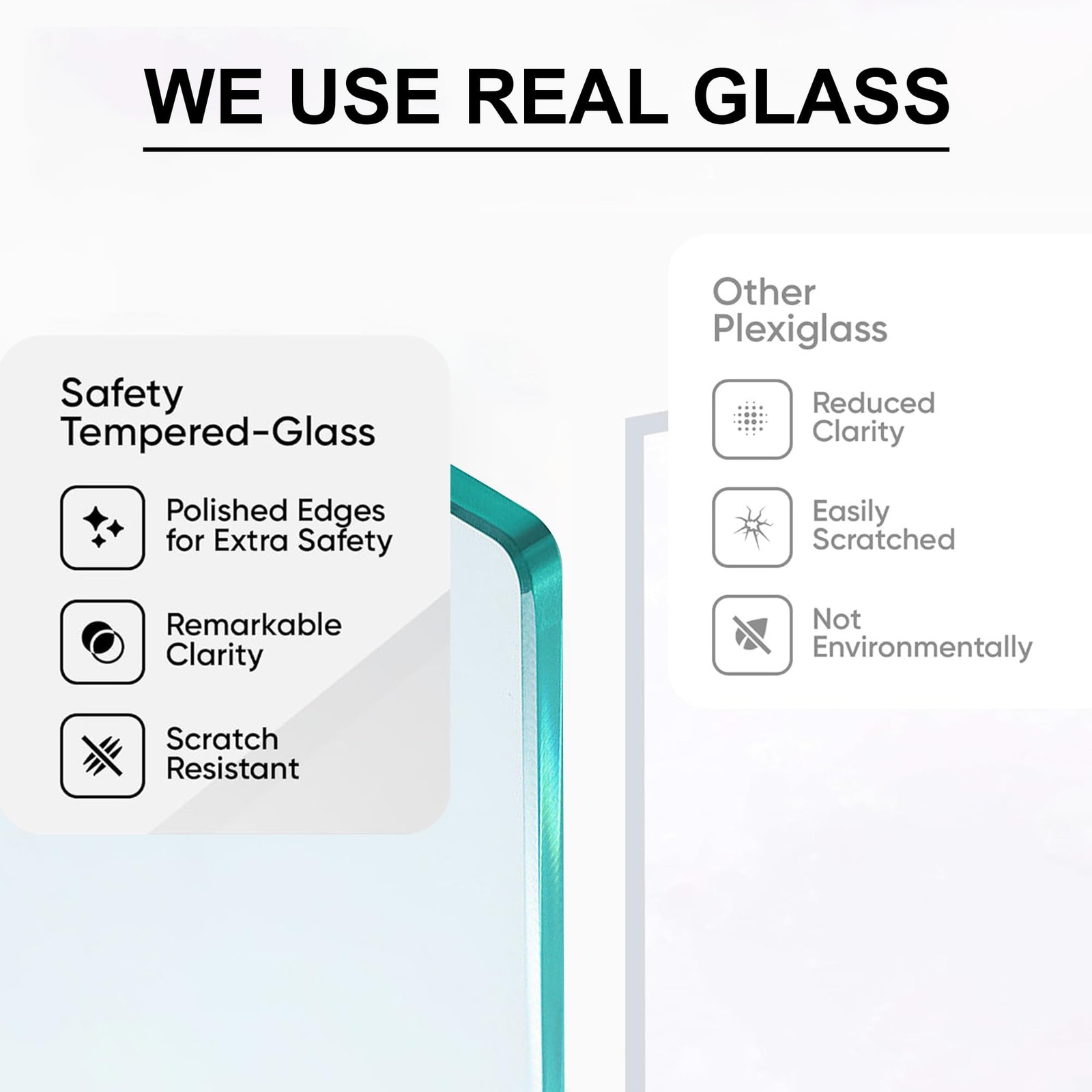 2-Pack Large Wooden Sports Jersey Display Frame Case Shadow Box w/ Mats