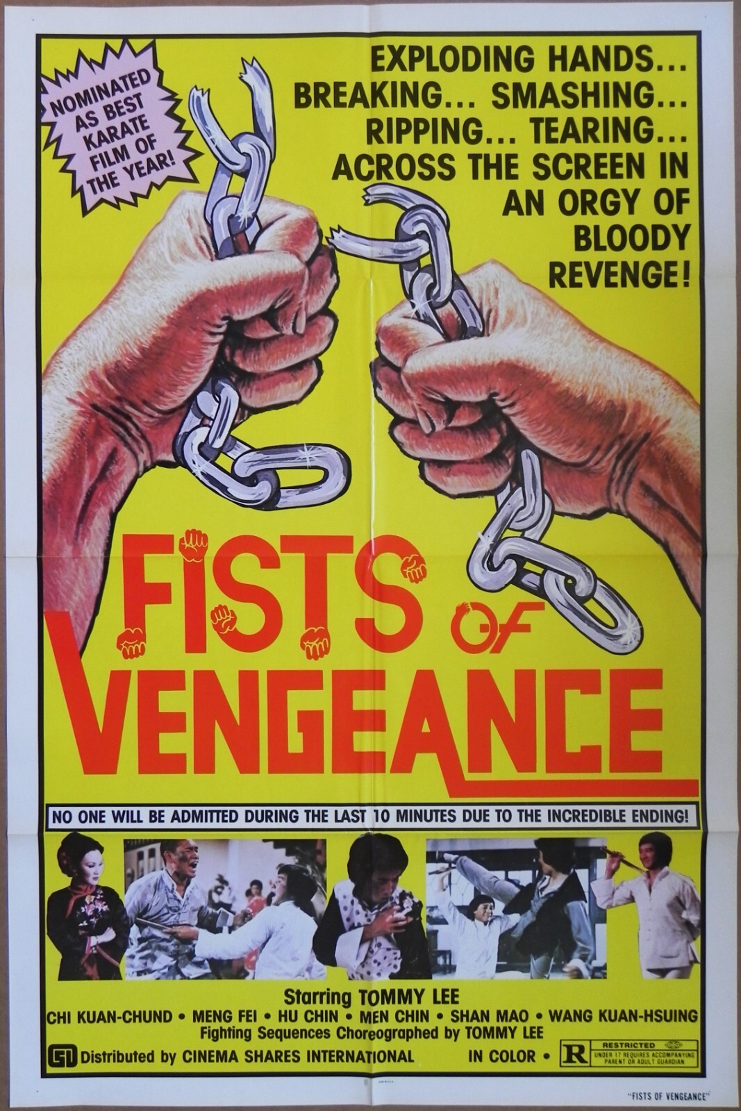 Fists of Vengeance 1972 One Sheet Poster Li Ching Lily Li