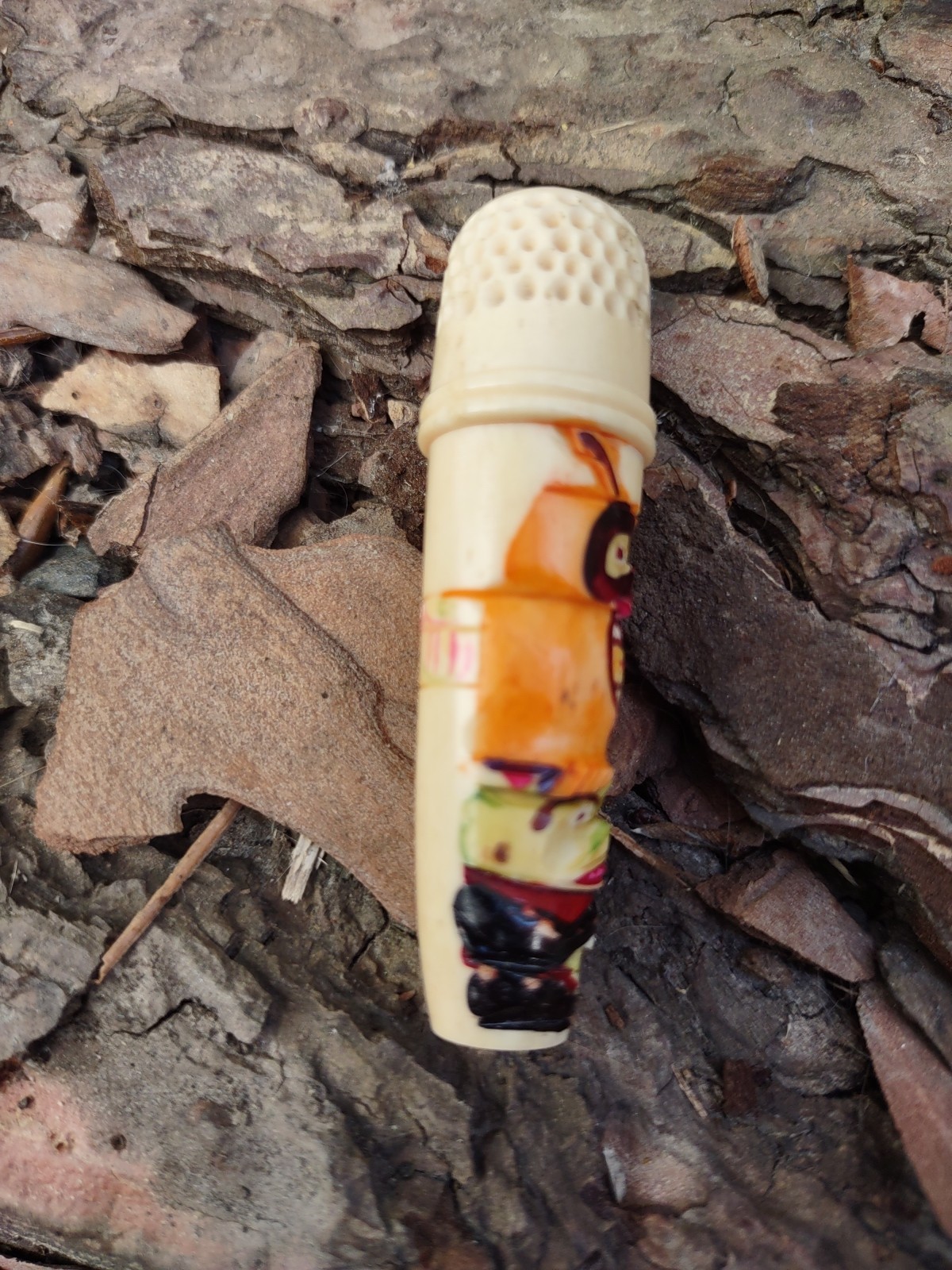 Totem Pole Northwest Coast Salish Antique Native American Carving Sew Kit 1920