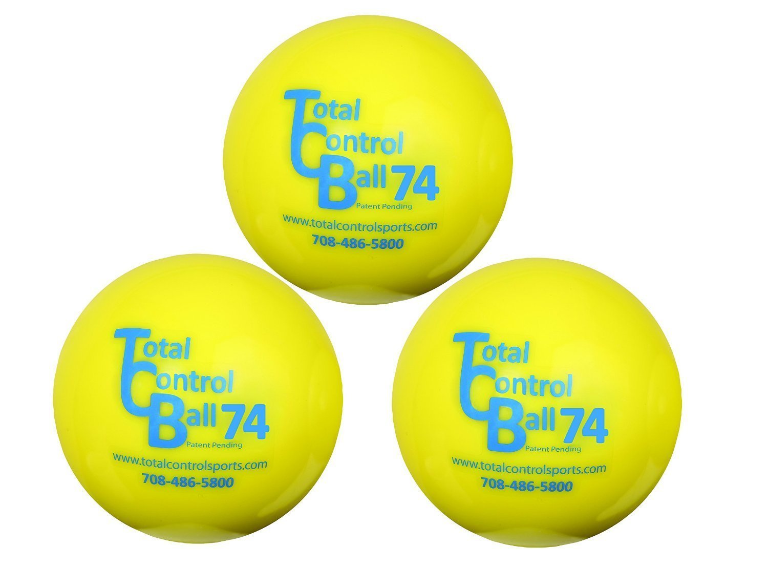 TOTAL CONTROL BALL TCB 74 Baseball Weighted Training Hitting Batting Aid ~ 3 PK