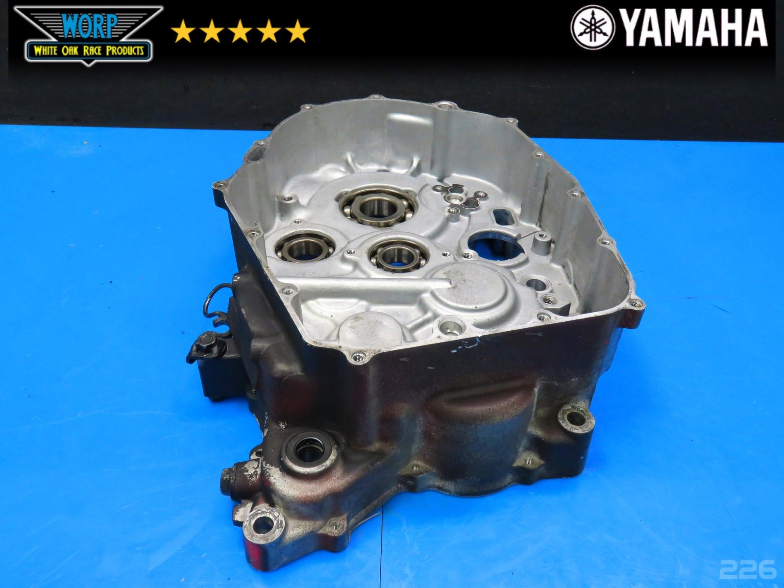 2006 YAMAHA RAPTOR 350 MATCHED LEFT RIGHT CRANK CASES CRANKCASE SET ~ OEM 04-13