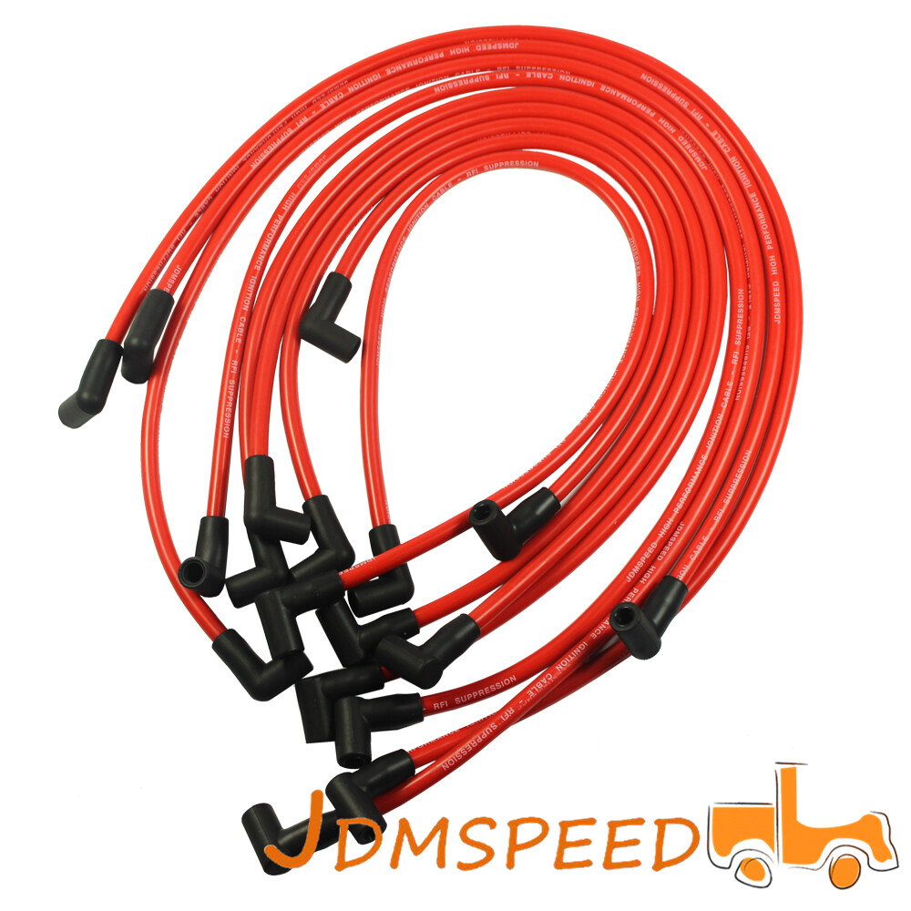10.5 MM High Performance Spark Plug Wire Set 350 383 454 Electronic SBC BBC HEI