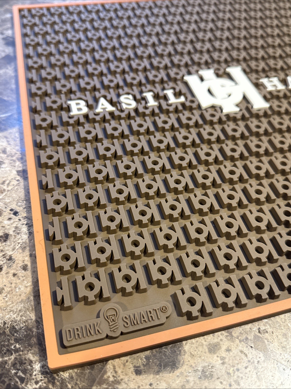 Brand New Basil Hayden Bourbon Whiskey 14x14 Square Bar Spill Mat Free Shipping