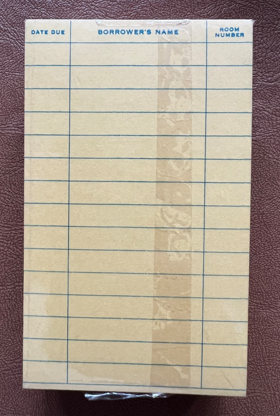 VTG Sealed Demco 32-239 Deck of Library Check Out Cards (x1) Book Pockets (x22)