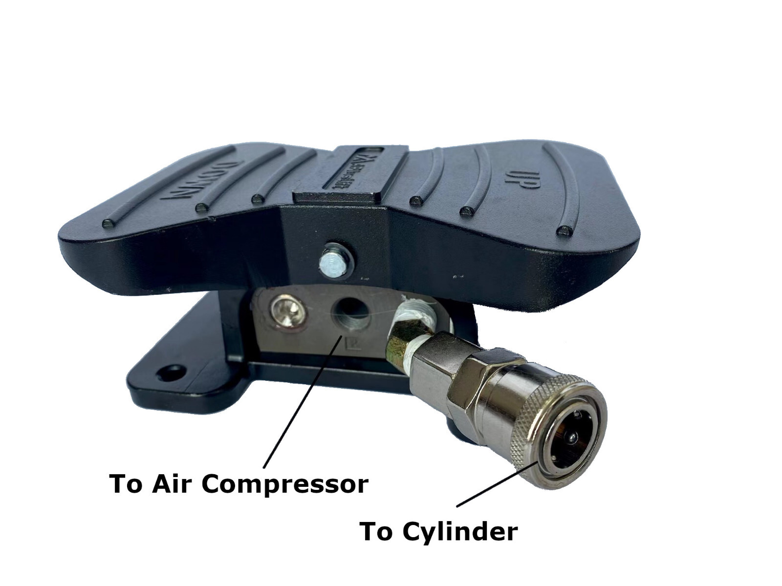 APlusLift Motorcycle ATV 1500LB Air Operated Lift Table 48" Wide (MT1500X)