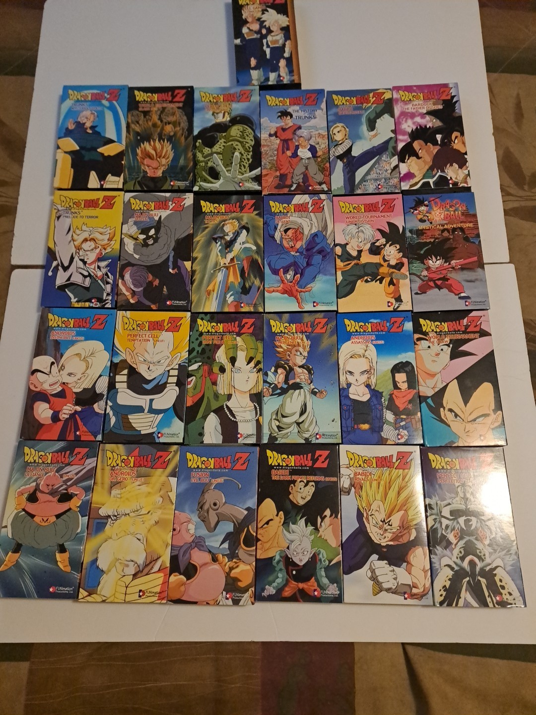 Dragon ball Z VHS Lot Of 25 Great Condition 11 Uncut