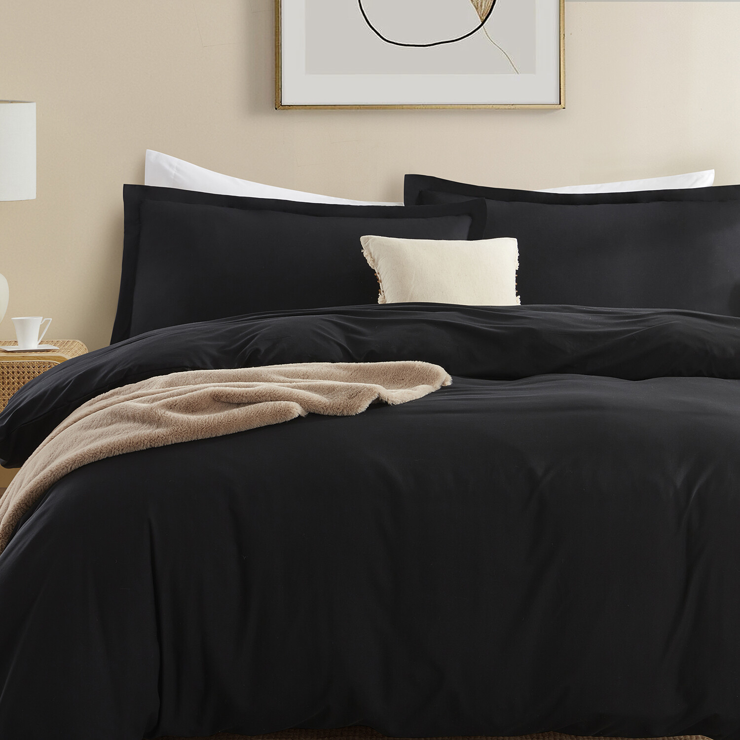 3 Pc Duvet Cover Set by Nymbus 1800 Series Ultra Soft Luxurious Comforter Cover