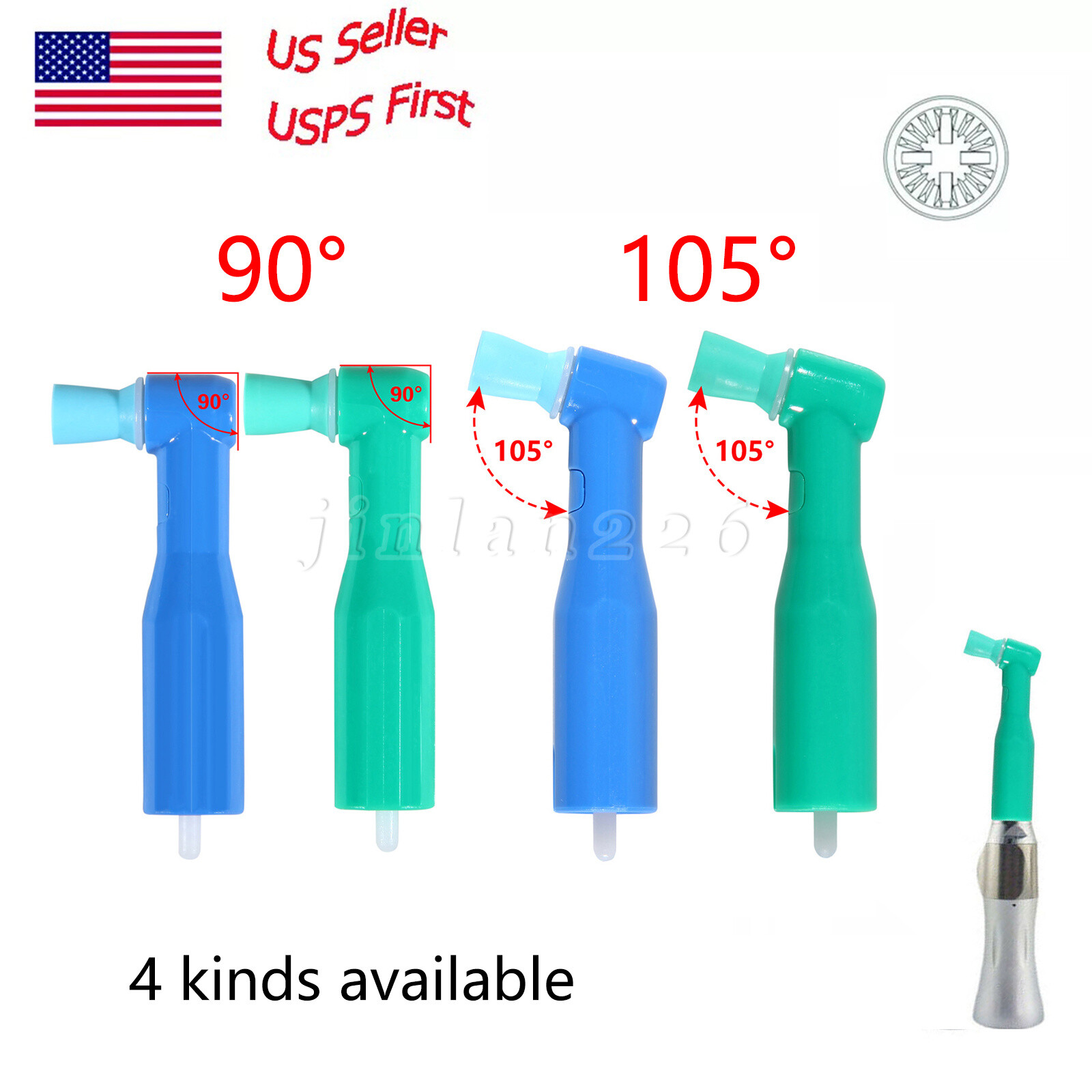 100 Prophy Angles 360° Swivel for Dental Cordless Hygiene Prophy Handpiece