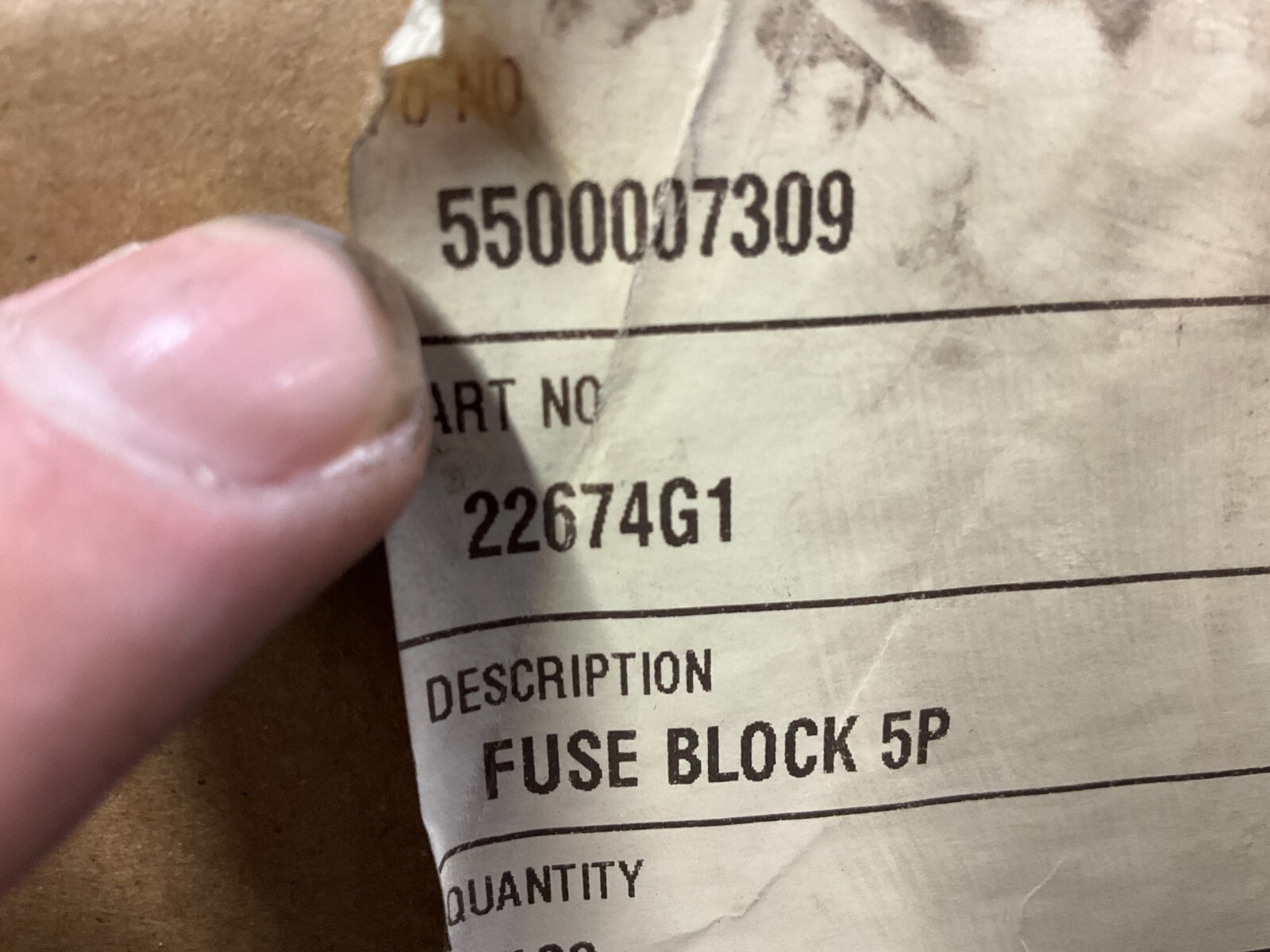 EZGO 22674G1 Fuse Block 5 Pole New (TSC)