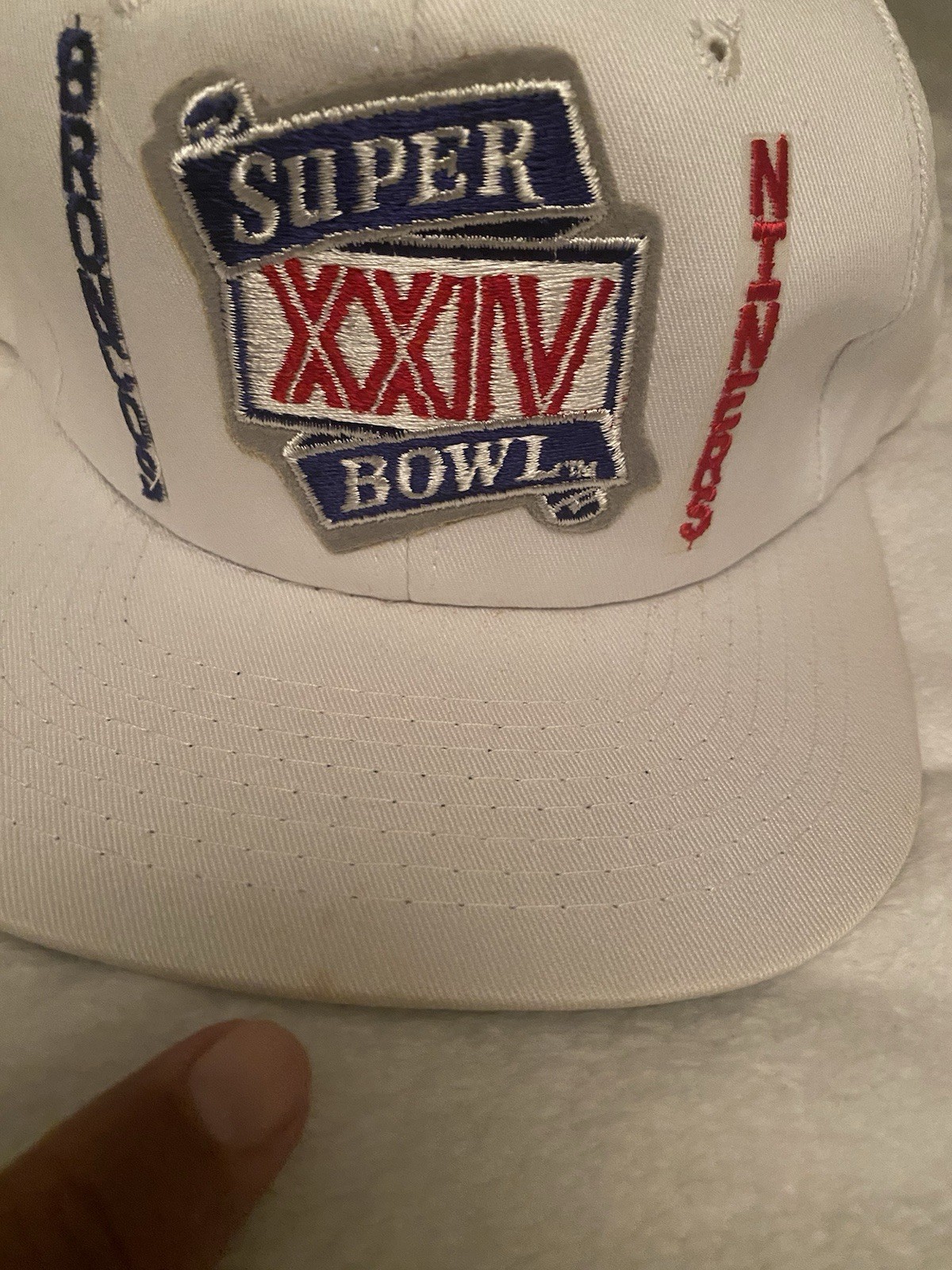 49ERS SUPER BOWL XXIV 24 SNAPBACK HAT CAP VINTAGE Denver Vs San Francisco