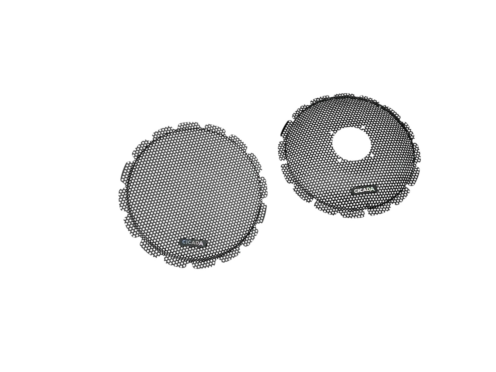 CICADA HARLEY 14-LATER TOURING STOCK AUDIO SADDLEBAGS W/ 10" RINGS AND 8" LIDS