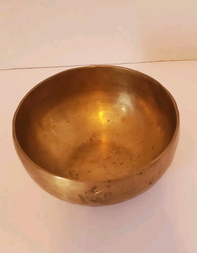 Hammered Tibetan Singing Bowl, 5 1/2 X 3 3/4