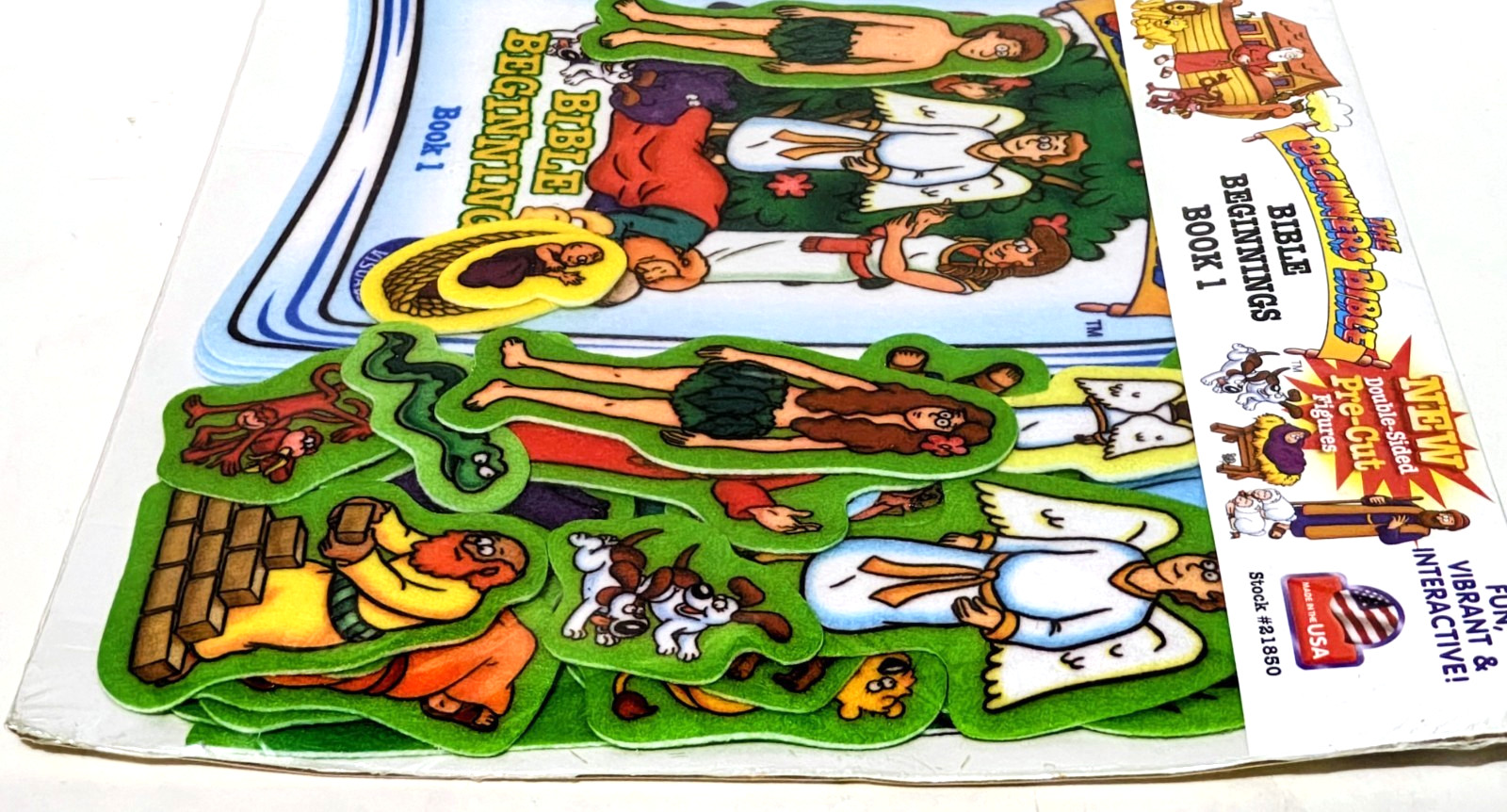 The Beginners Bible - Bible Beginnings Book 1 - 6 Stories - Vintage 1999 - New