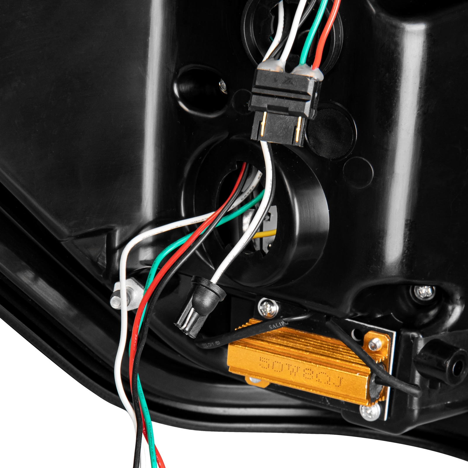 For 2009-2014 Ford F150 LED Tube Brake Lamp Smoke Lens Tail Lights Left & Right