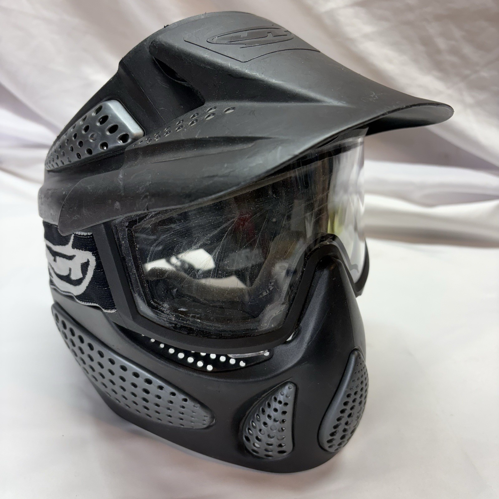 JT Paintball Mask Goggles w/ Visor Full Face Black Paintball Airsoft