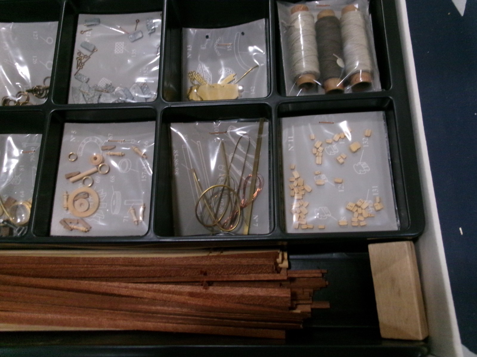 Constructo America New York 1851 Model Wooden Ship Kit (Read Description)