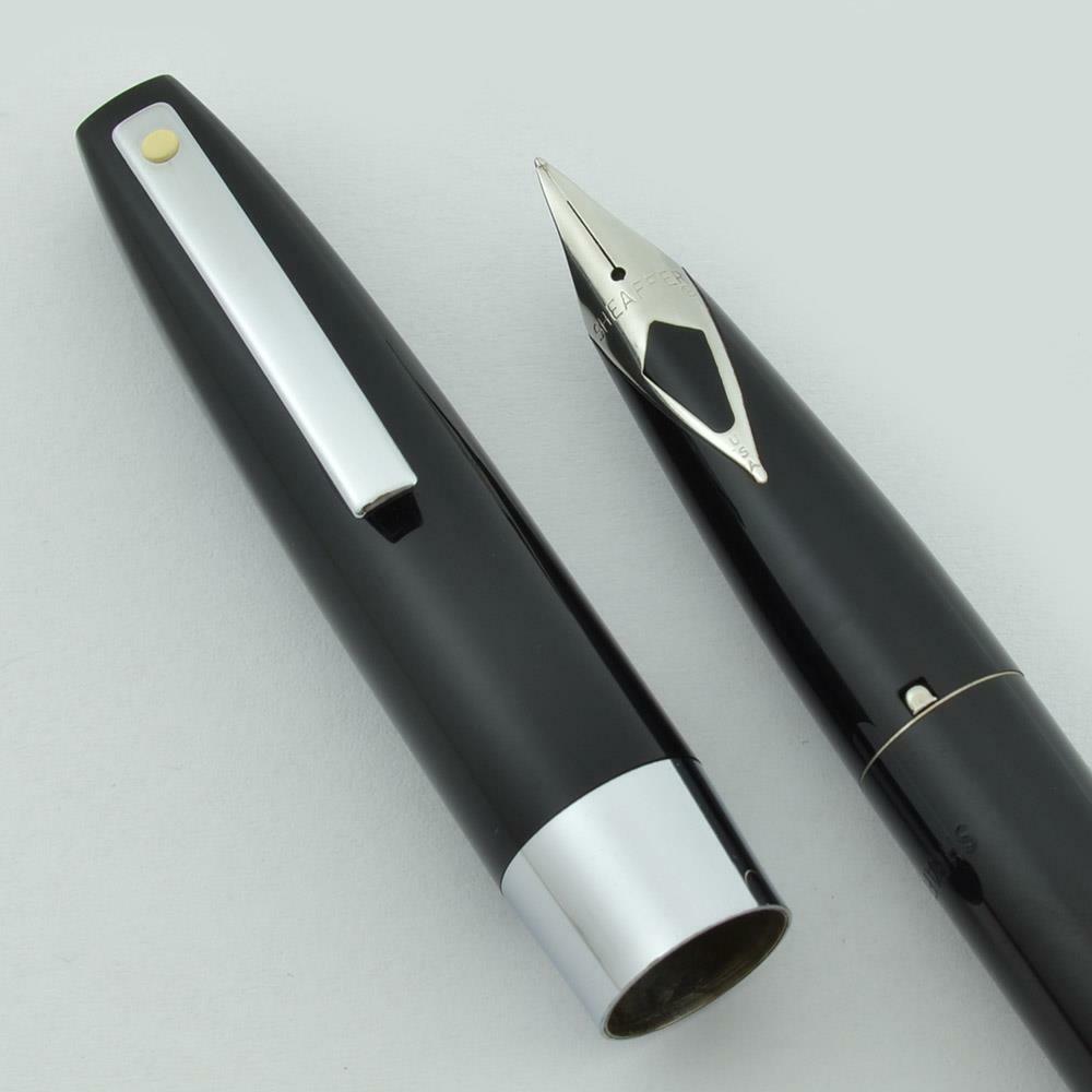 Sheaffer 330 Fountain Pen - Black, Fine Short Diamond Nib (New in Box)