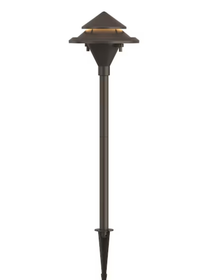Kichler 3-Watt Low Voltage Hardwired LED Landscape Path Light Olde Bronze 3000K