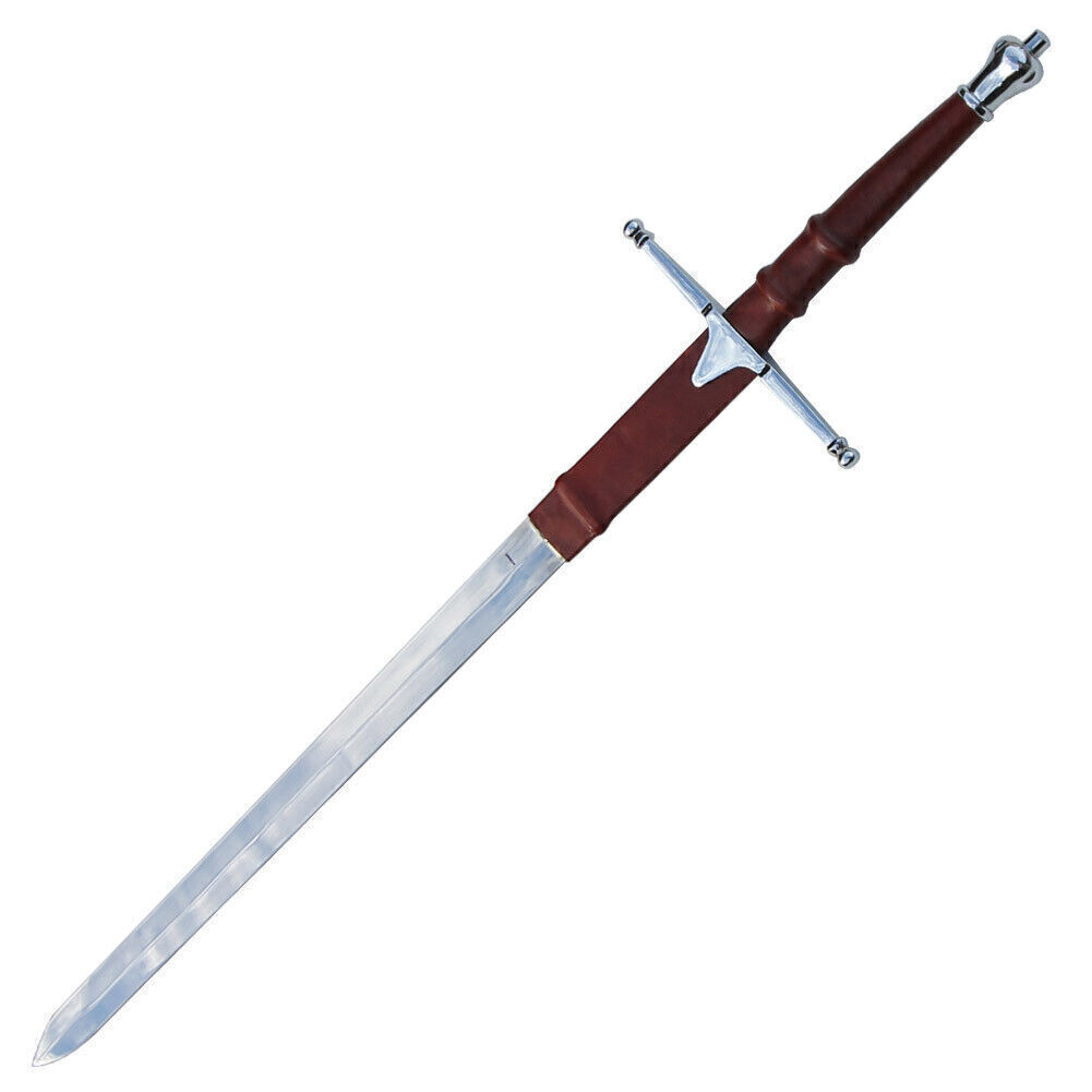 BRAVEHEART Scottish Hero William Wallace Claymore Polished Stainless Steel Sword