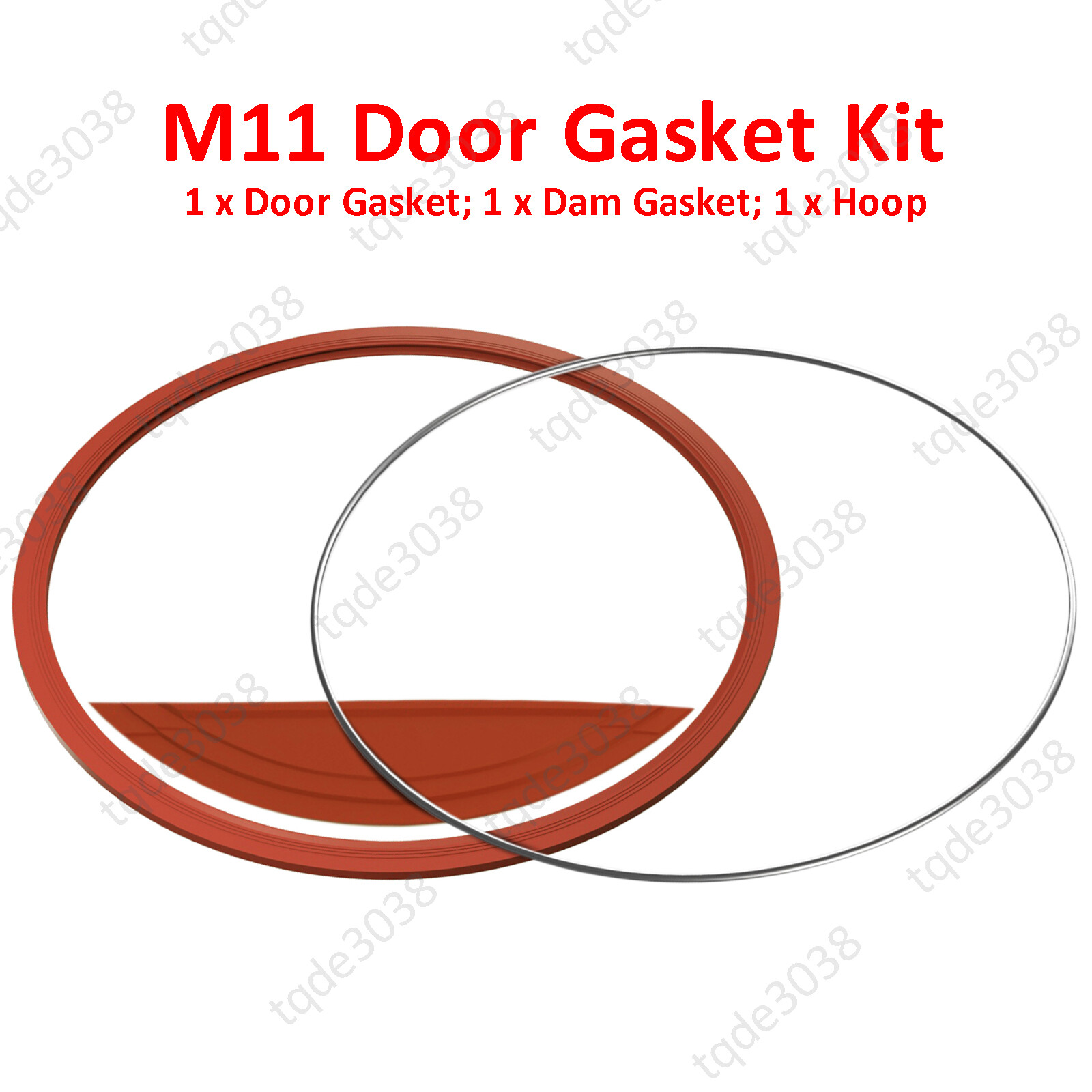 M11 Door Gasket Kit for Midmark M11 M11D Ultraclave Steam Sterilizer w/ Dam&Hoop