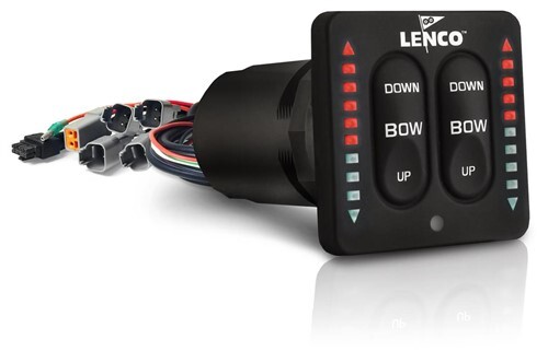 Lenco Marine Led Tactle Switch W/Pigtail, Dual 15171-001