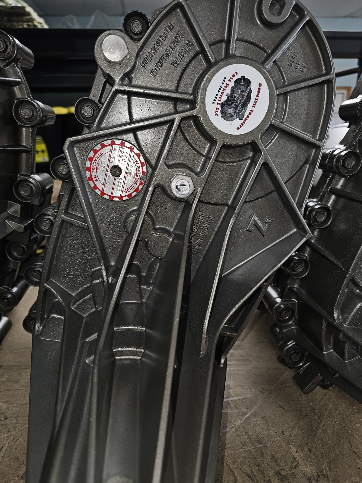 263 HD gm transfer case 01-07 Chevy trucks, Updated New Rear Aluminum Case Half.