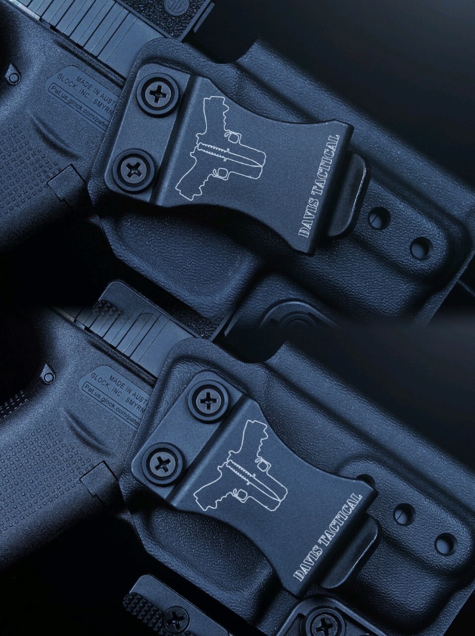 Davis Tactical IWB Light Bearing Kydex Holster For Glock 43X MOS W/ TLR-7 SUB