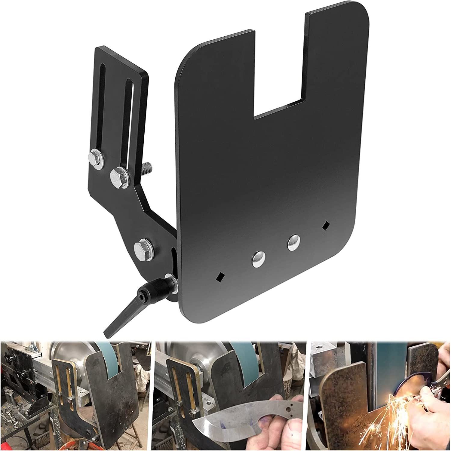 2x72" Knife Bevel Grinding Jig Tool Rest OBM Belt Grinder Tilt Table Flat Platen