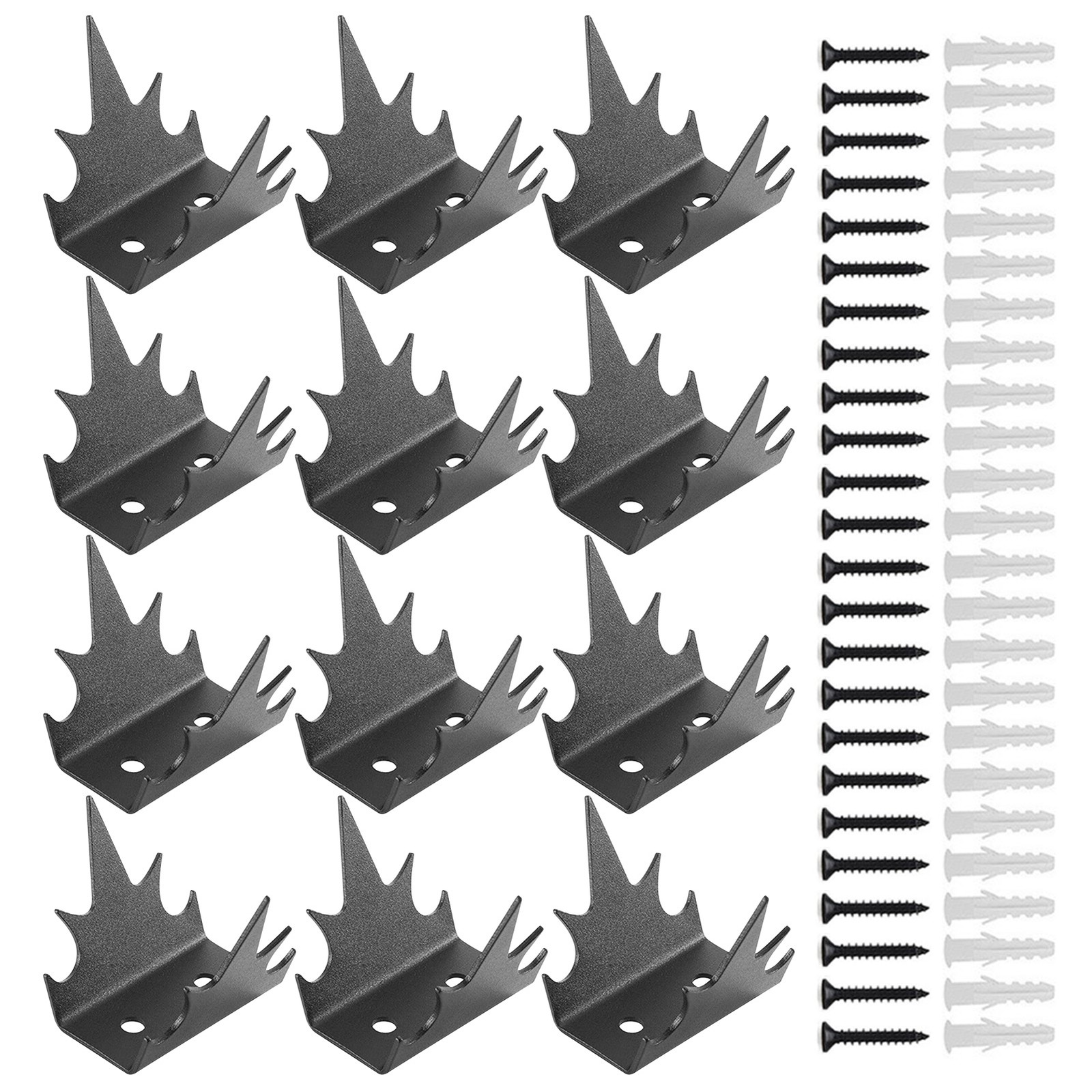 Fence Wall Spikes Fence Security Spikes Bird Defender Anti Theft Spikes For Yard