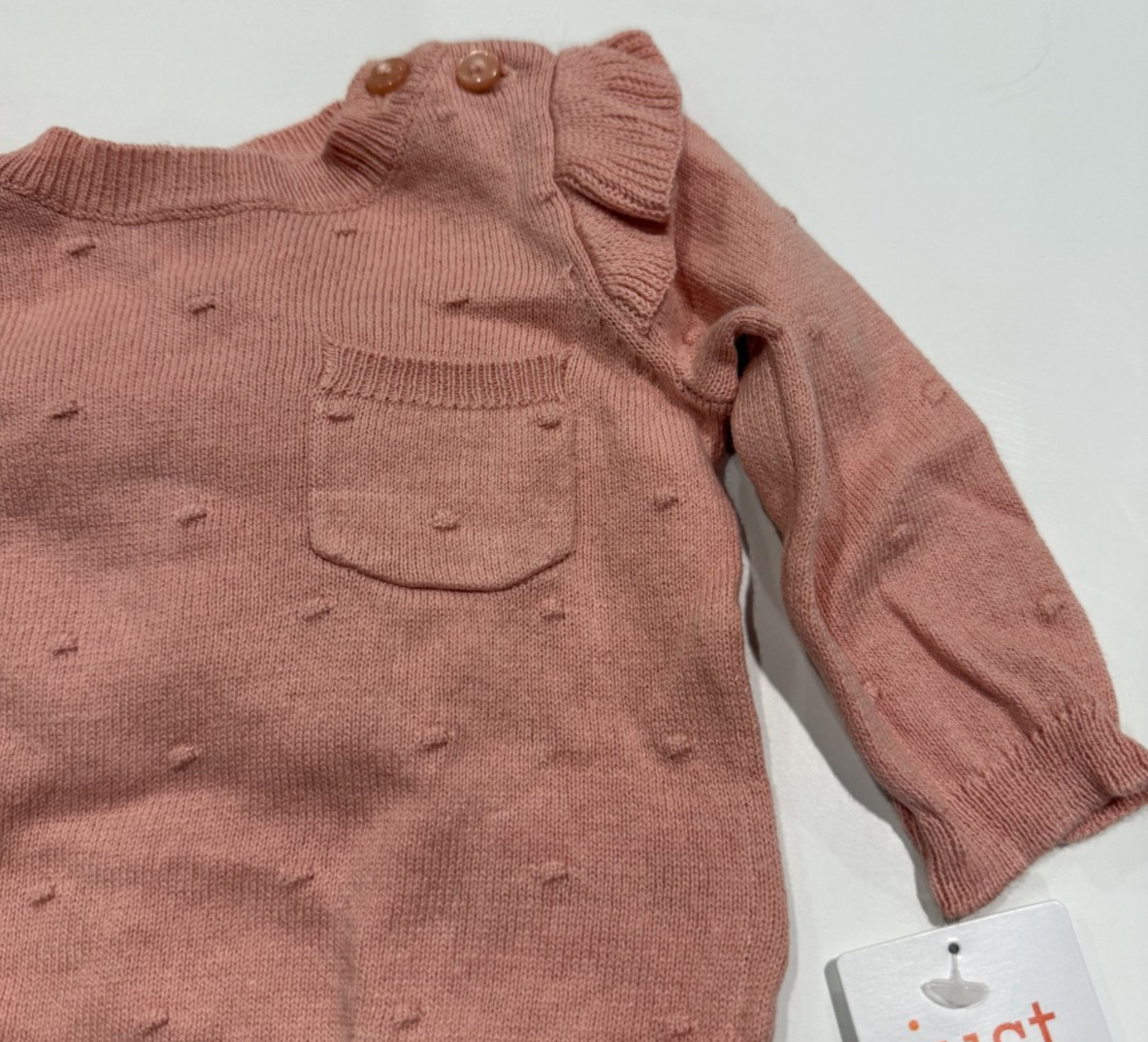 Carter's Just One You Baby Girls' 3pc Sweater Top & Bottom Set - Pink Newborn