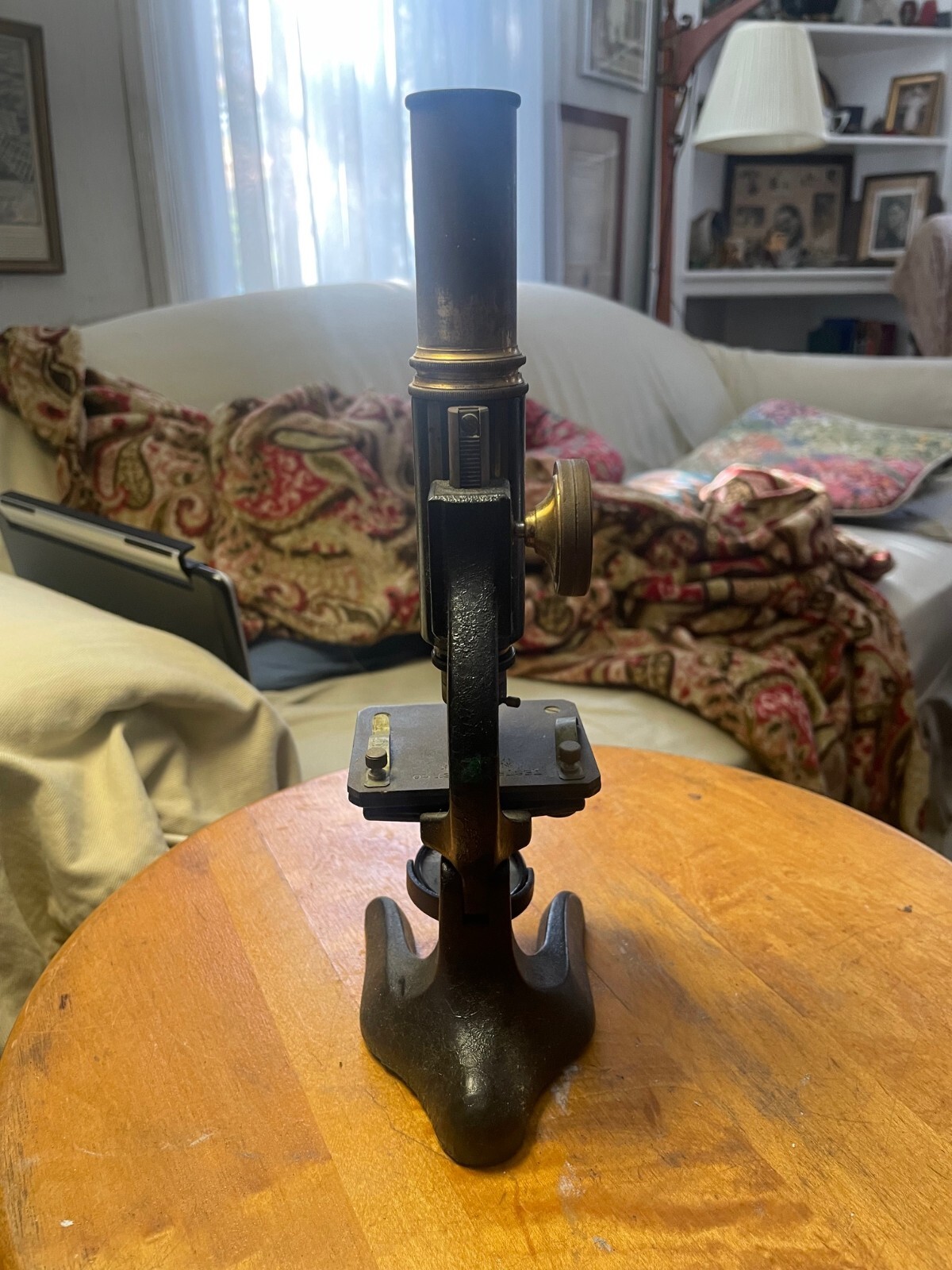 Vintage Testrite No. 110 Student Microscope with Travel Case