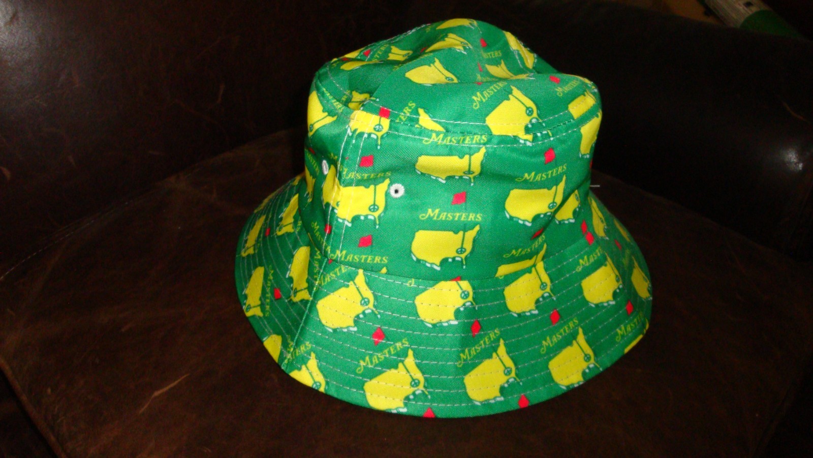V. RARE STYLE Vintage AUGUSTA NATIONAL Golf Club MEN'S Large BUCKET HAT MASTERS