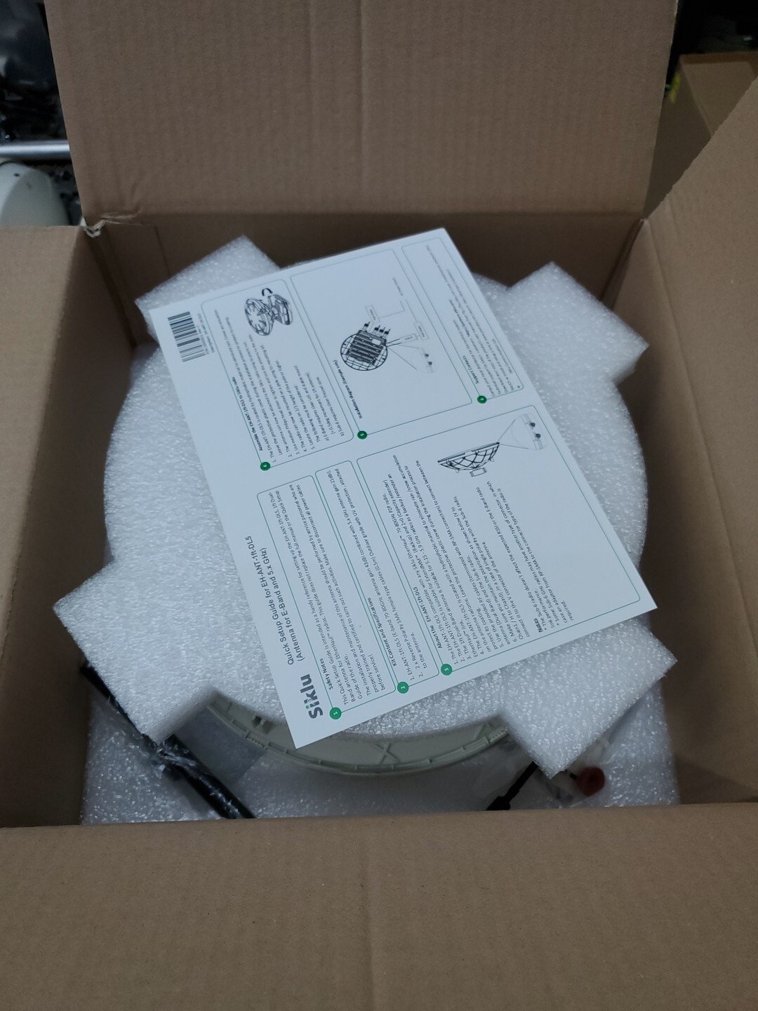 Siklu Antenna EH-ANT-1ft-DL5 EtherHaul 1ft W/ 5GHZ Integrated Ant NEW IN BOX