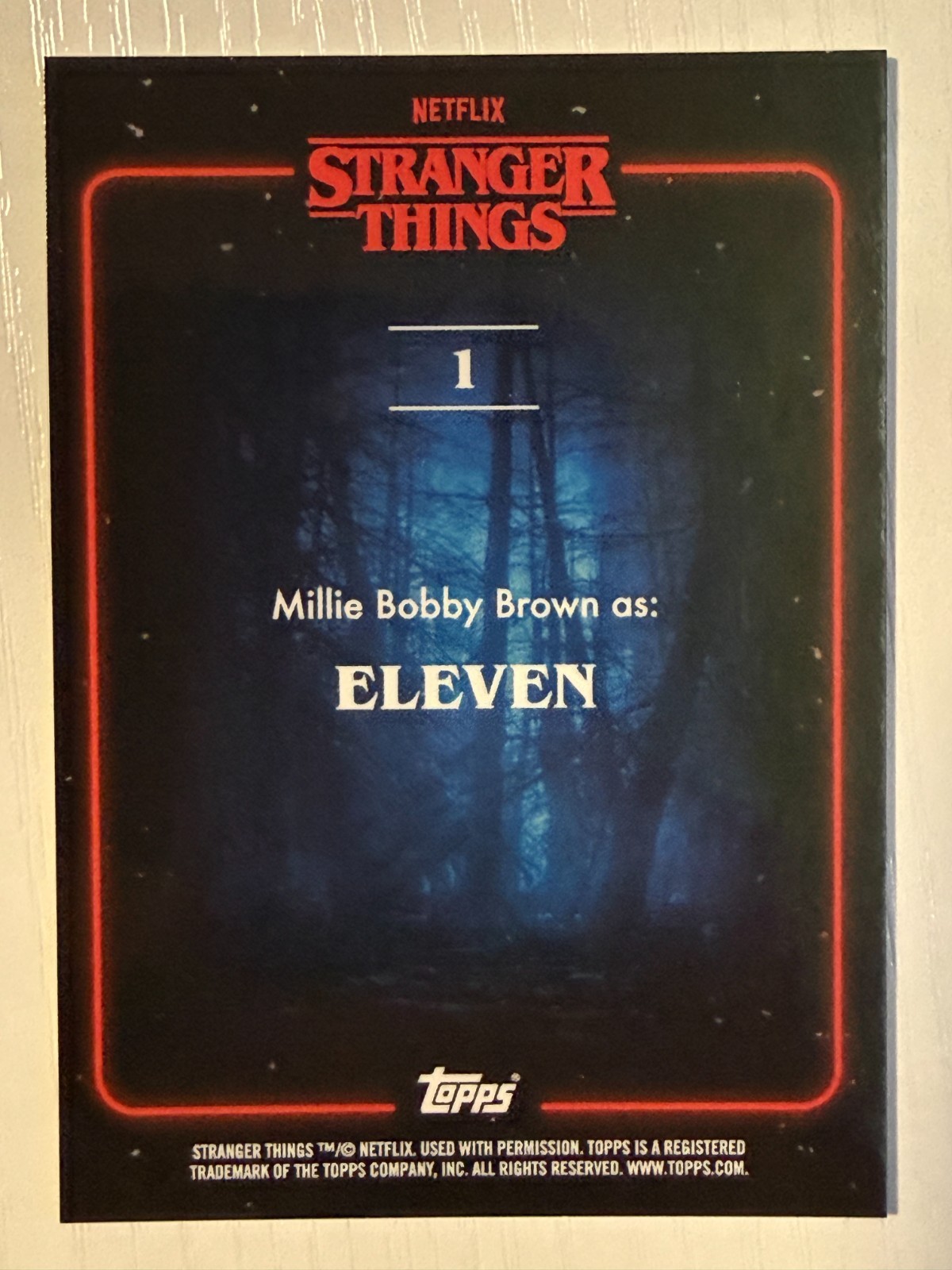 2025 Topps Stranger Things Pick Your Base Card
