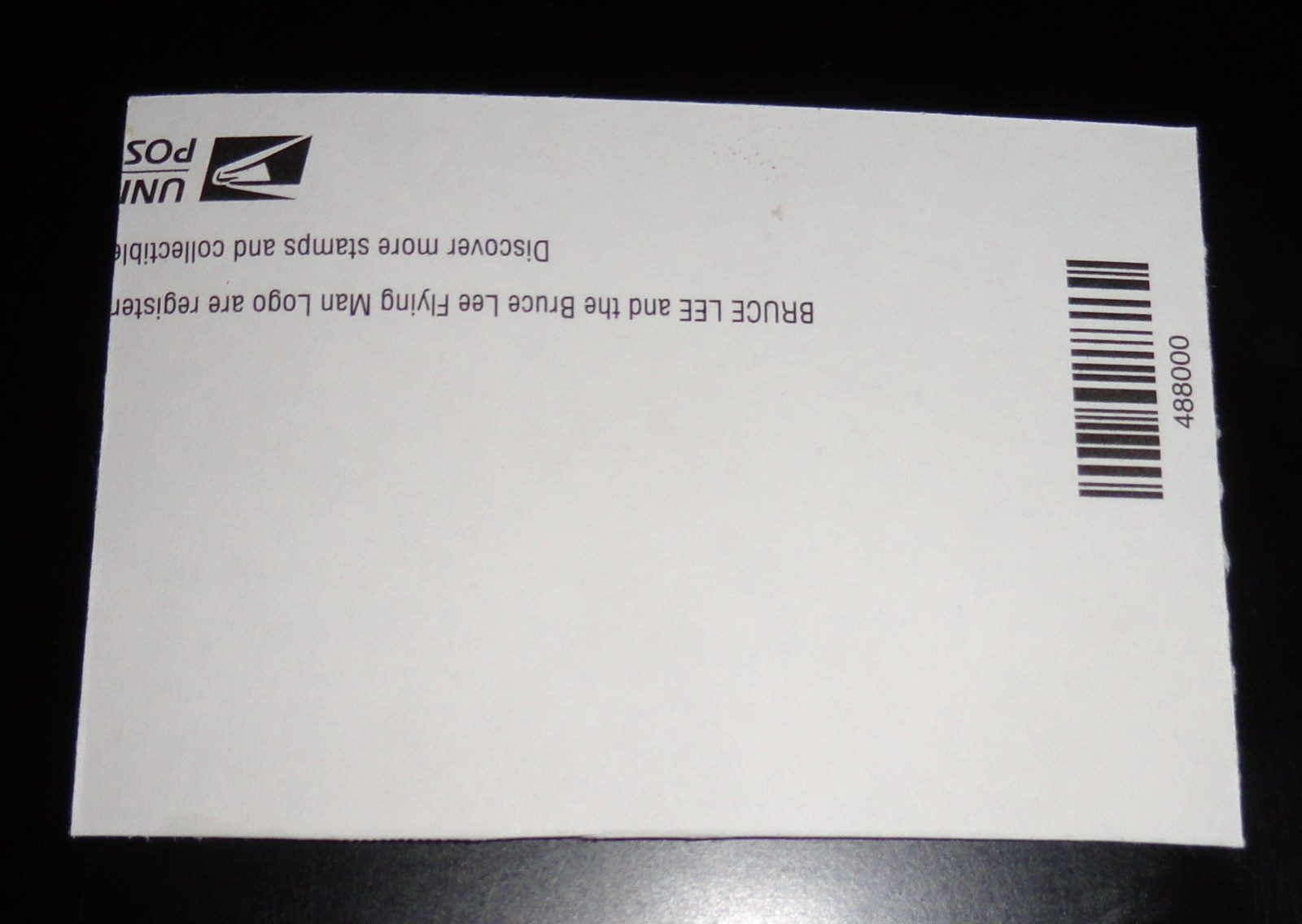 US SC# #6055 Imperf Bruce Lee Plate Block of 4 Imperforate No Die Cuts Lot A