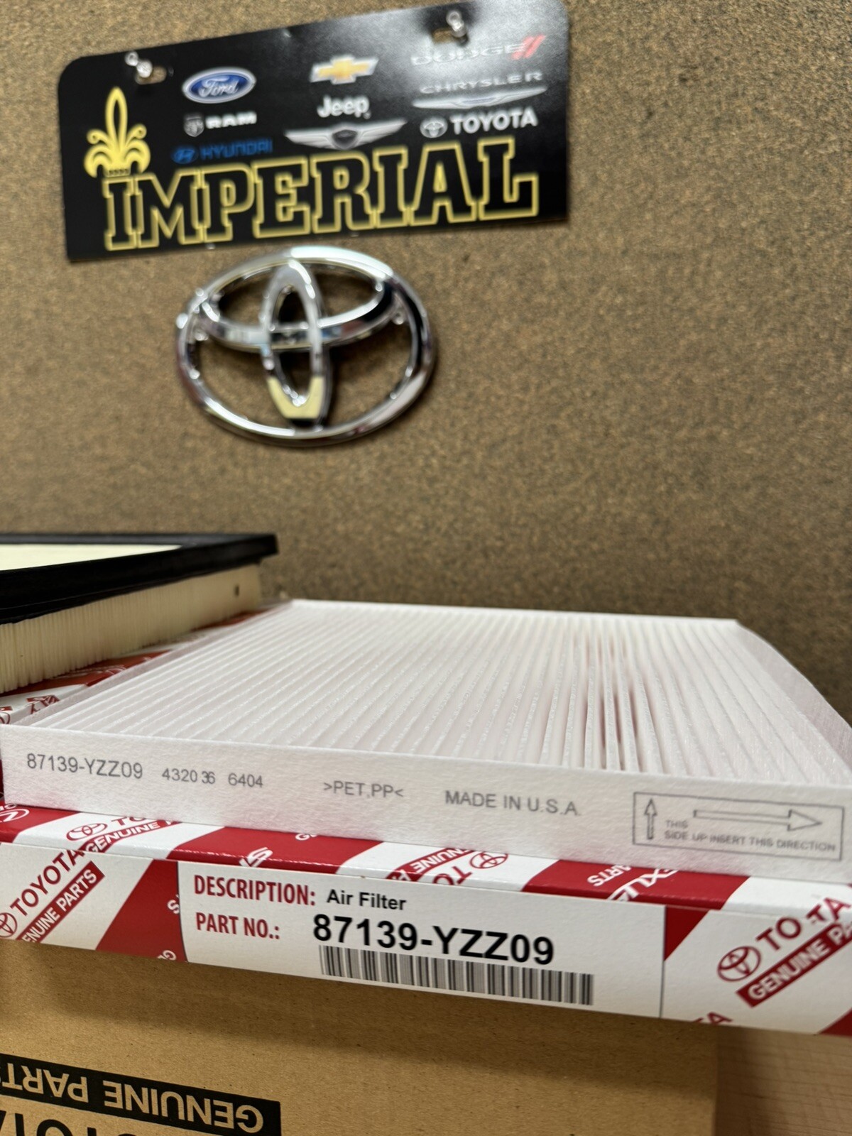 2024-2025 TOYOTA TACOMA NEW ENGINE AIR FILTER & CABIN AIR FILTER GENUINE OEM