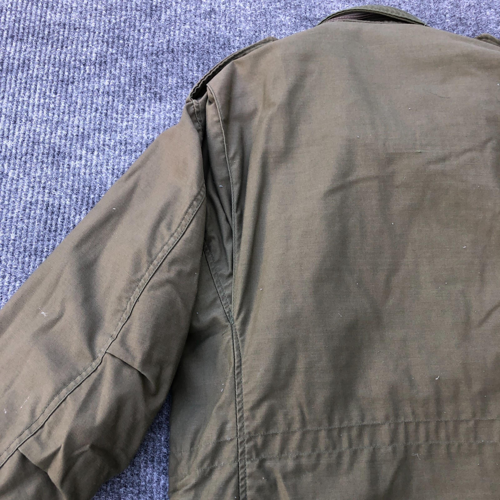 US Military Jacket Men Medium Regular OG 107 Field Coat Cold Weather Paint