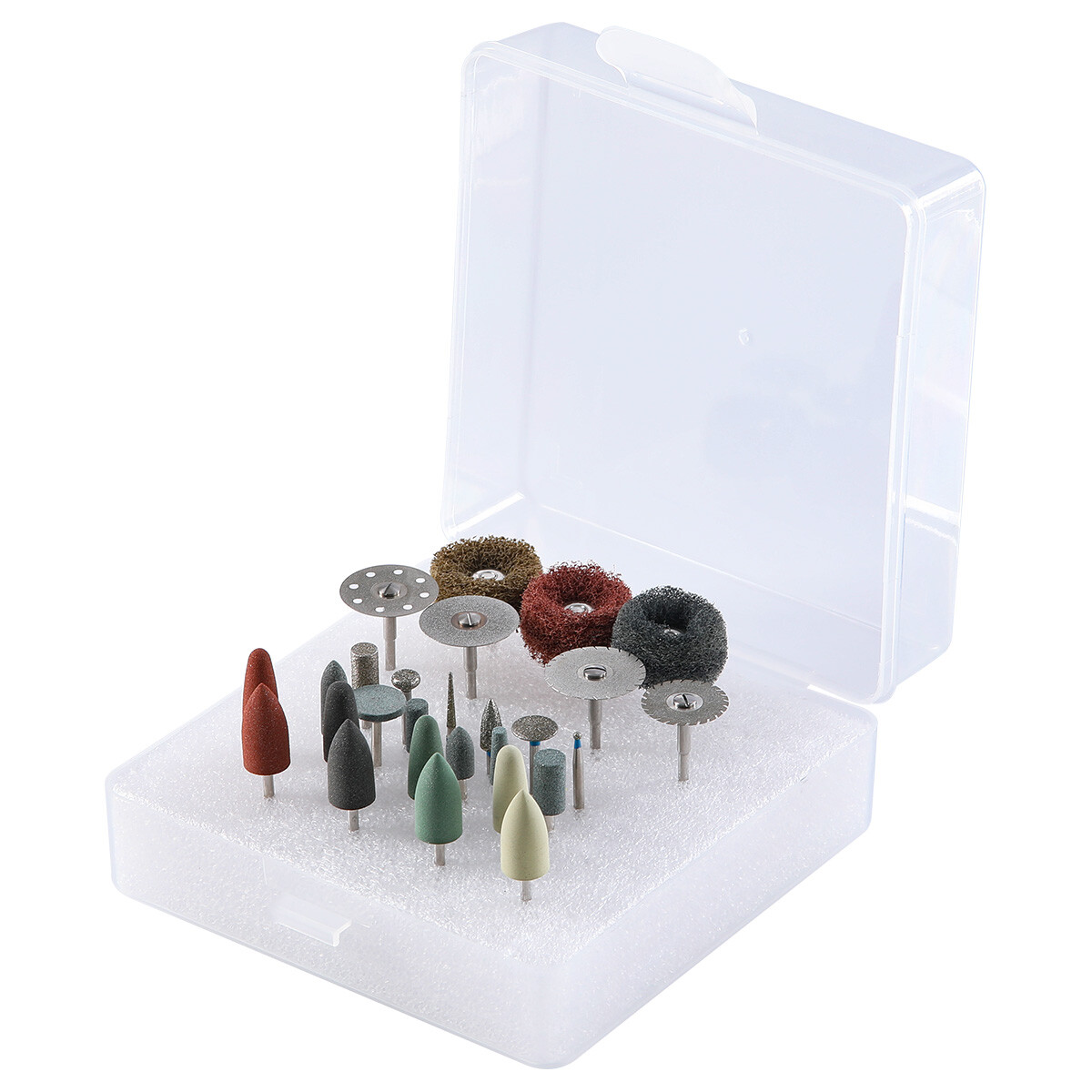 51pcs Dental Polishing Kit Laboratory HP Polisher Set 2.35mm Shank Diameter Burs