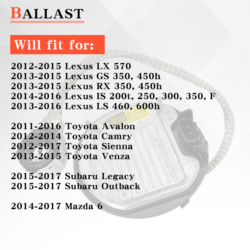 For Toyota Avalon Camry Sienna Venza Xenon Headlight Ballast Control Unit Module