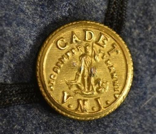 antique Civil War uniform jacket chest 34 Cadet blue wool 19thc original VMI