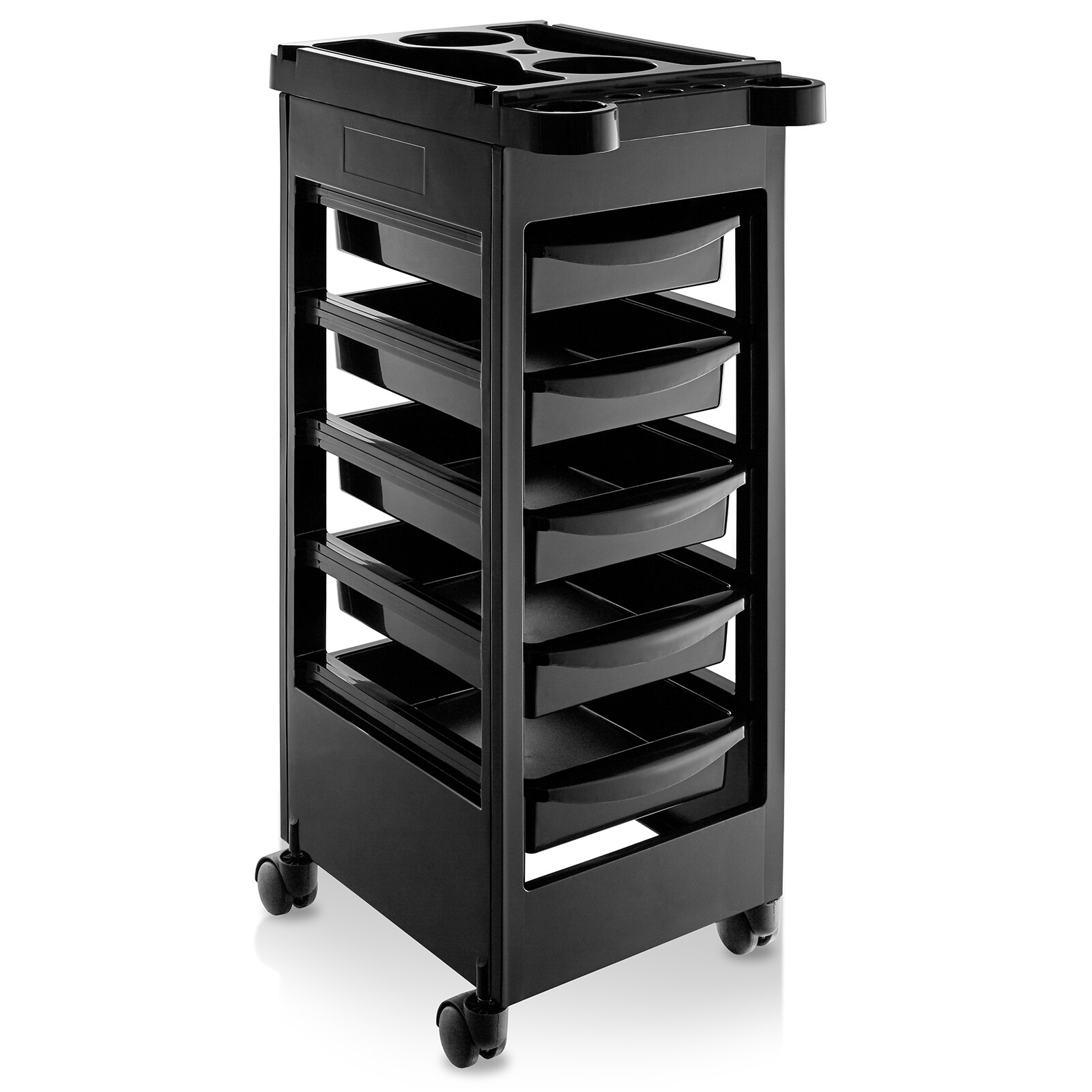 Beauty Salon Trolley Mobile Equipment Cart with Drawers Tool Storage