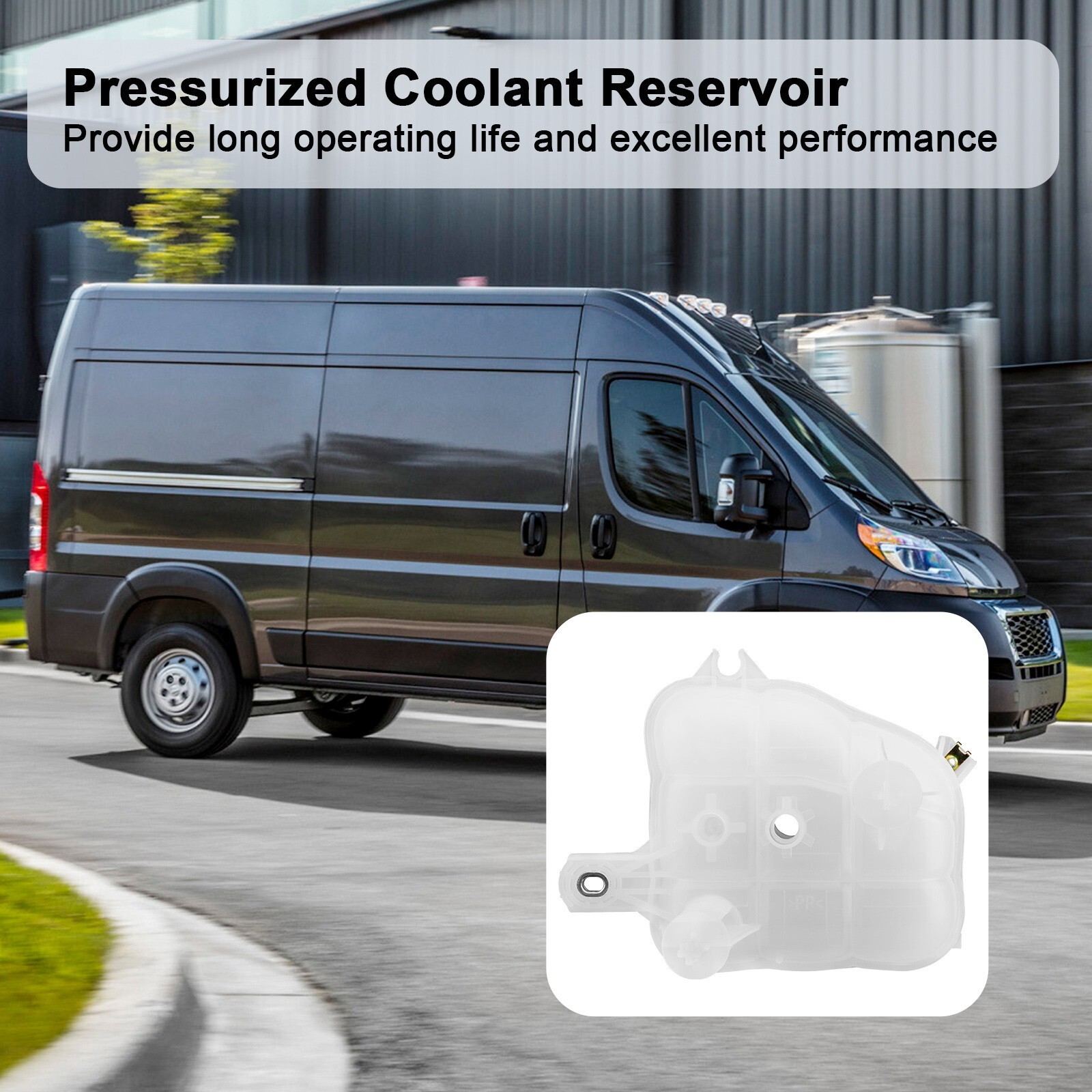 52014880AA Coolant Recovery Reservoir for 14-21 ProMaster 1500 2500 3500 603-832