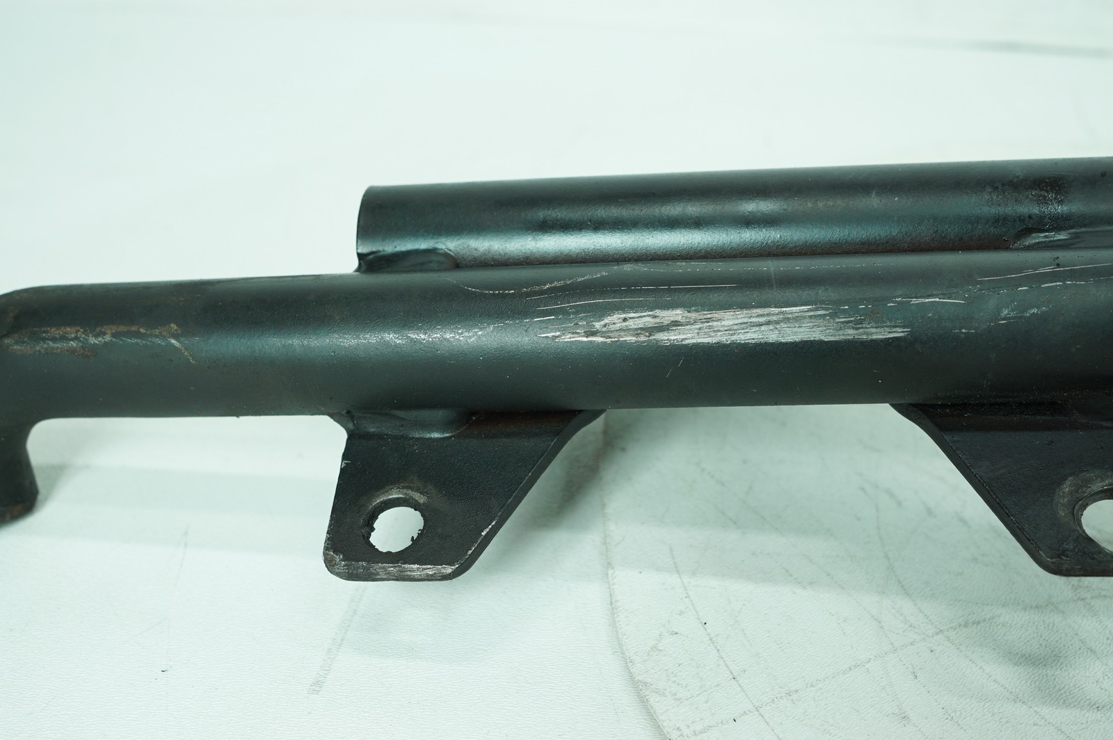 10 Harley Sportster XL883N Iron Exhaust Muffler Interconnect Bracket Support Bar