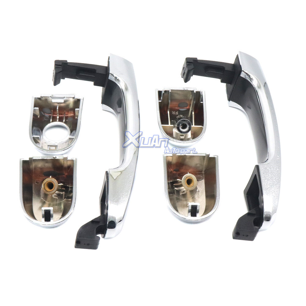 For 2011-15 Kia Sorento Chrome Outside Door Handle Left+Right Front Rear Driver