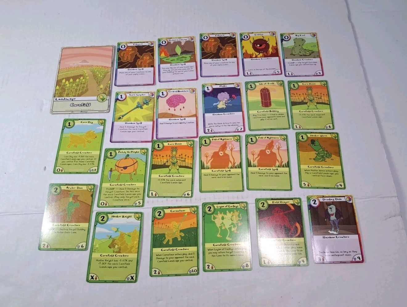 Wholesale Lot Of 23 Adventure Time Card Wars