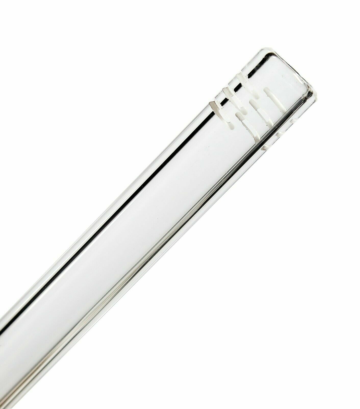 4-Pack 2.5 inch (Full Length: 3.8 Inch) Glass Downstem (18mm x14mm)