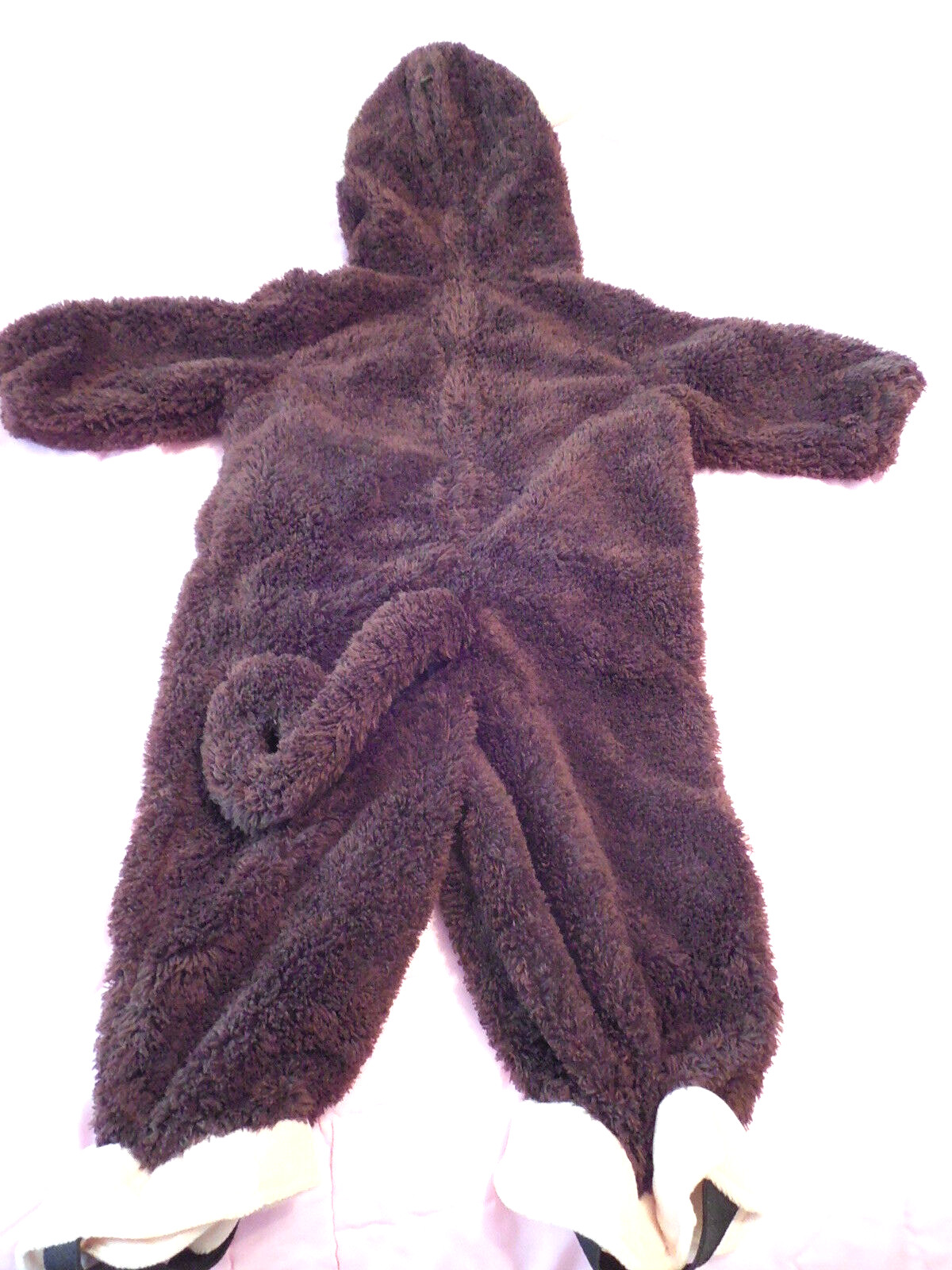 MONKEY Halloween Costume Infant Baby Hood Zip Up Padded Size 3 Months New