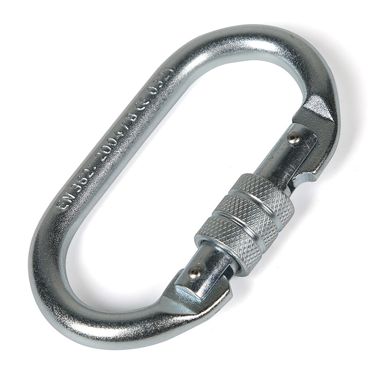 5 Pack Stainless Steel Screw Locking Carabiner Clip 25KN Heavy Duty Springs Hook